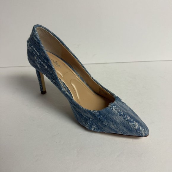 Charles David Womens Sublime Pump Heel Denim Size 6 M - Picture 2 of 6